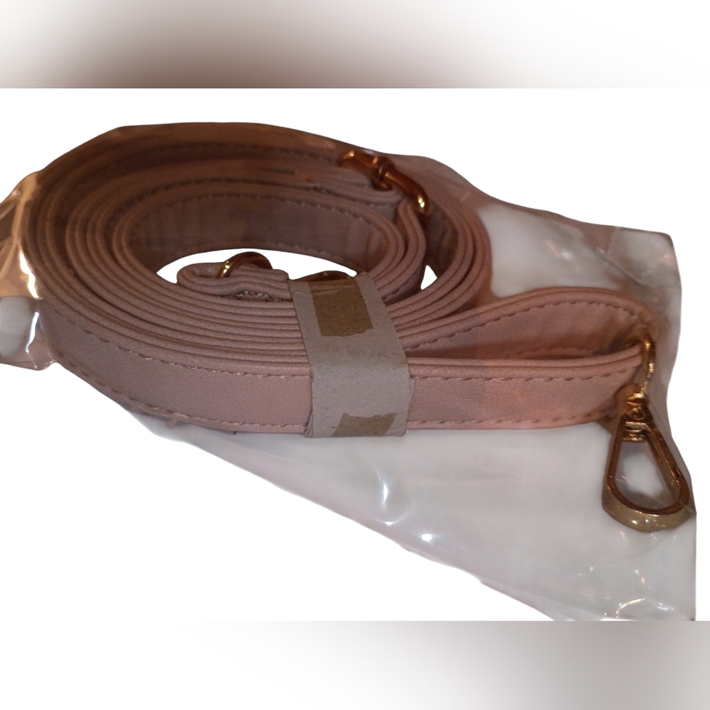 Pink Adjustable Strap with Gold Hardware Nwt